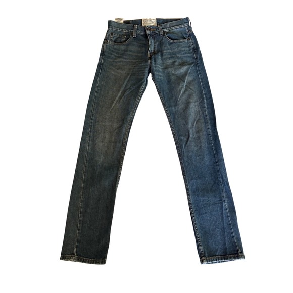 Signature Levi Strauss Skinny Jeans‎ Dark Wash Denim Women's Size 28x32 - Picture 1 of 6